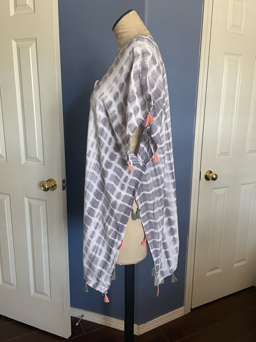 Tie Dye Boho Swim Pullover - Picture 7 of 12